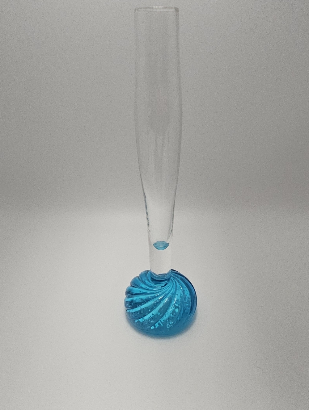 Vintage Bullicante Swirl Art Glass Bud Vase